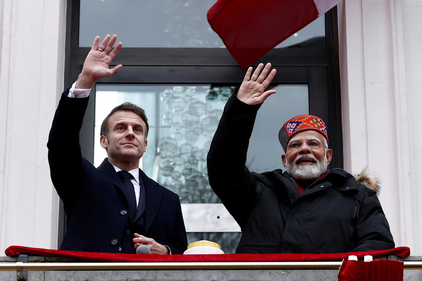 French President Macron receives Indian Prime Minister Modi in Marseille