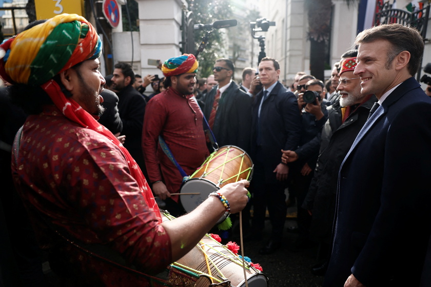 French President Macron receives Indian Prime Minister Modi in Marseille