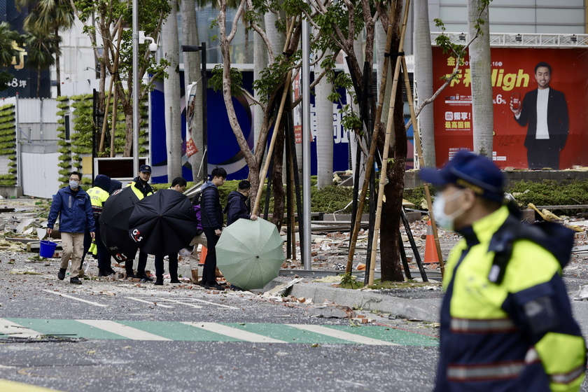 Suspected gas explosion kills at least four at a department store in central Taiwan