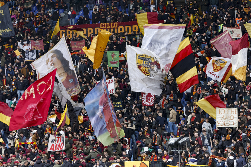 Serie A soccer match - AS Roma vs Cagliari