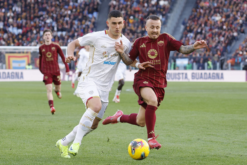 Serie A soccer match - AS Roma vs Cagliari