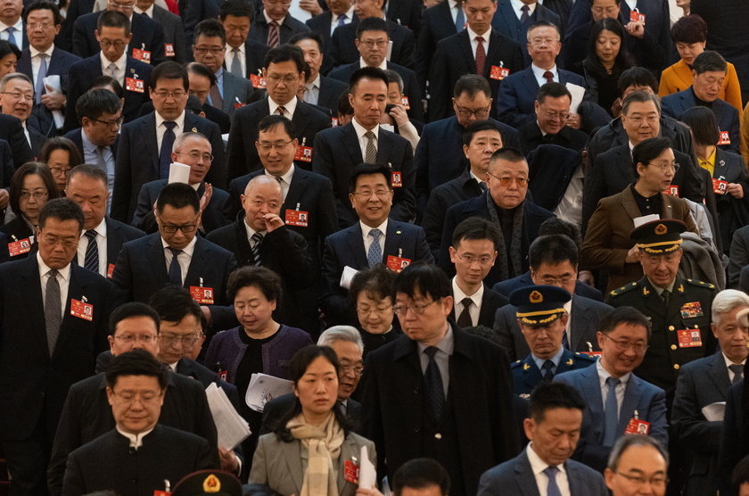 Opening ceremony of the Third Session of 14th National People's Congress of China in Beijing