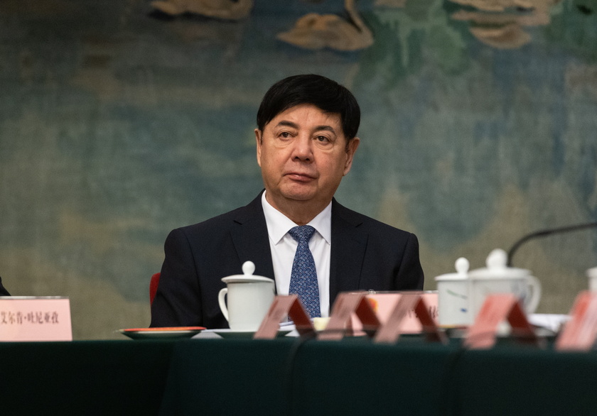 Xinjiang delegation group meeting during The Third Session of the 14th National People's Congress (NPC) of China