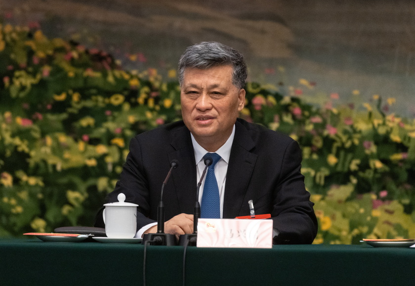 Xinjiang delegation group meeting during The Third Session of the 14th National People's Congress (NPC) of China