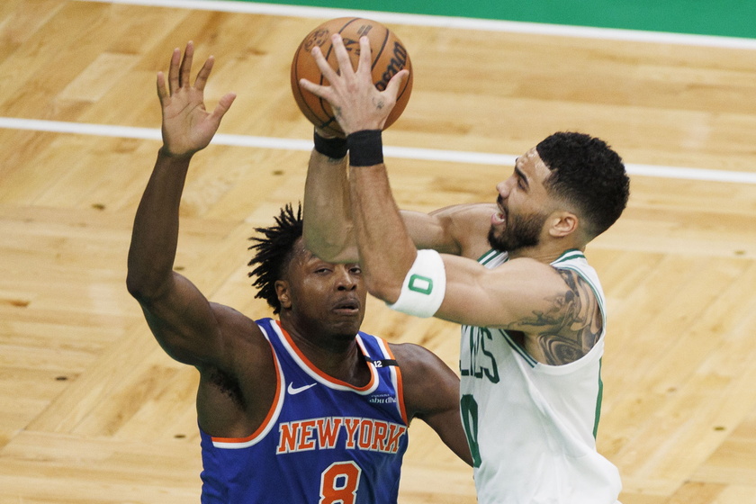 NBA Playoffs - New York Knicks at Boston Celtics