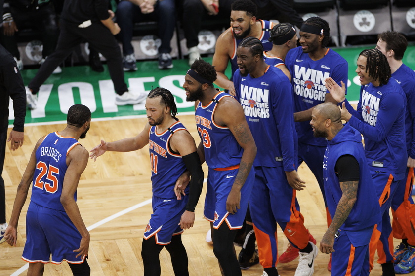 NBA Playoffs - New York Knicks at Boston Celtics