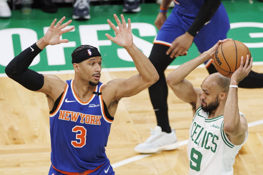 NBA Playoffs - New York Knicks at Boston Celtics