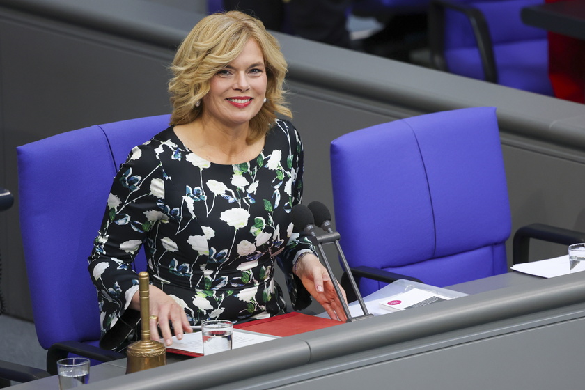 Election of German Chancellor and swearing-in of the cabinet at Bundestag in Berlin