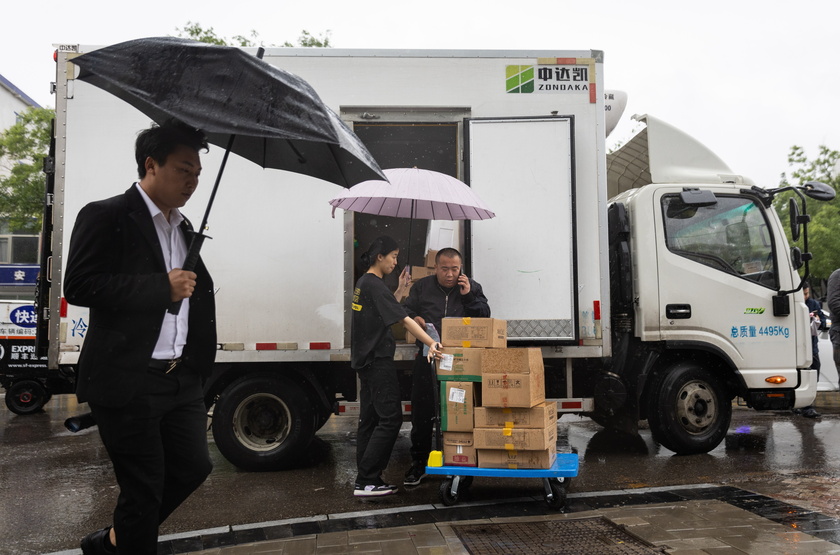 Release of figures on balance of trade in China