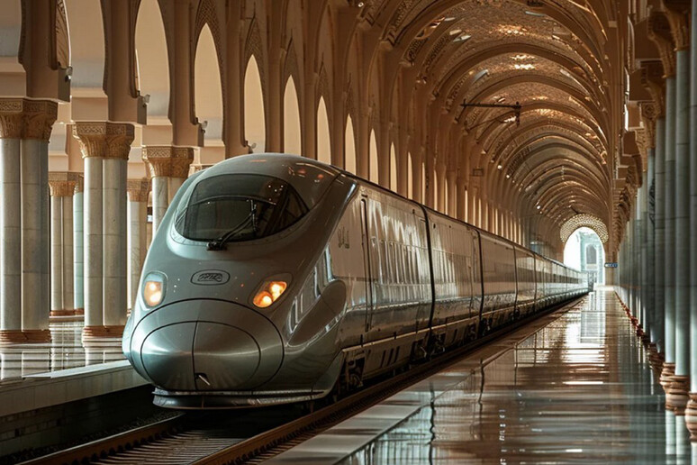 Il treno ad alta velocità Marrakech-Casablanca - RIPRODUZIONE RISERVATA