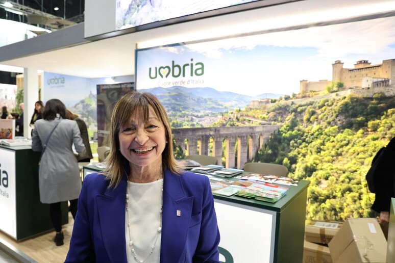 La presidente della Regione Umbria, Donatella Tesei - RIPRODUZIONE RISERVATA