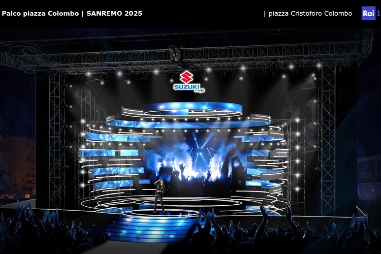 Suzuki al Festival di Sanremo all 'insegna della musica - RIPRODUZIONE RISERVATA