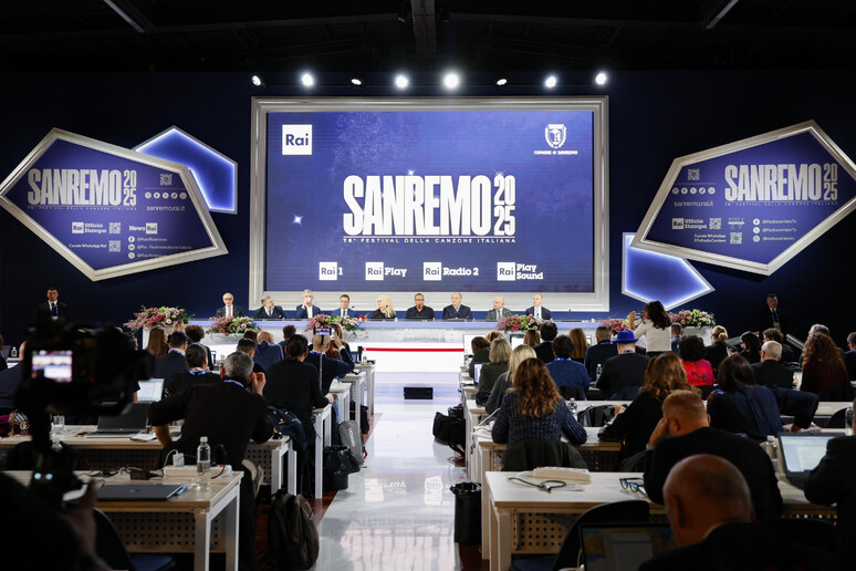 Sanremo, la conferenza stampa - RIPRODUZIONE RISERVATA