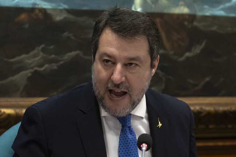 Il vicepremier e ministro dei Trasporti Matteo Salvini - RIPRODUZIONE RISERVATA