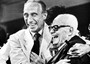 Enzo Bearzot e Sandro Pertini dopo la vittoria di Spagna'82